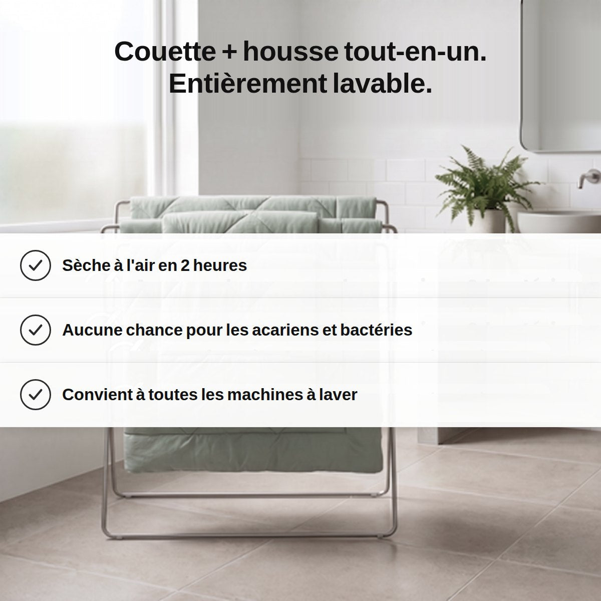 Easy Sleep 2-en-1 KAVENLIA — sans draps